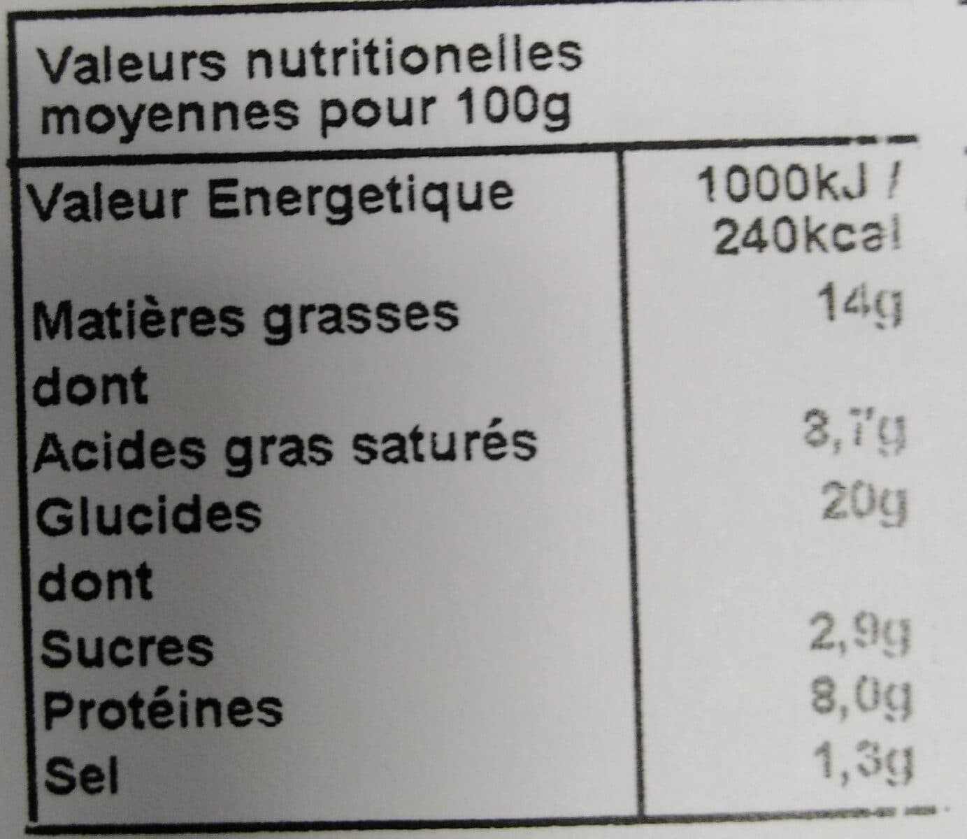 Jardin Bio Tartes courgette chèvre pavot packshot