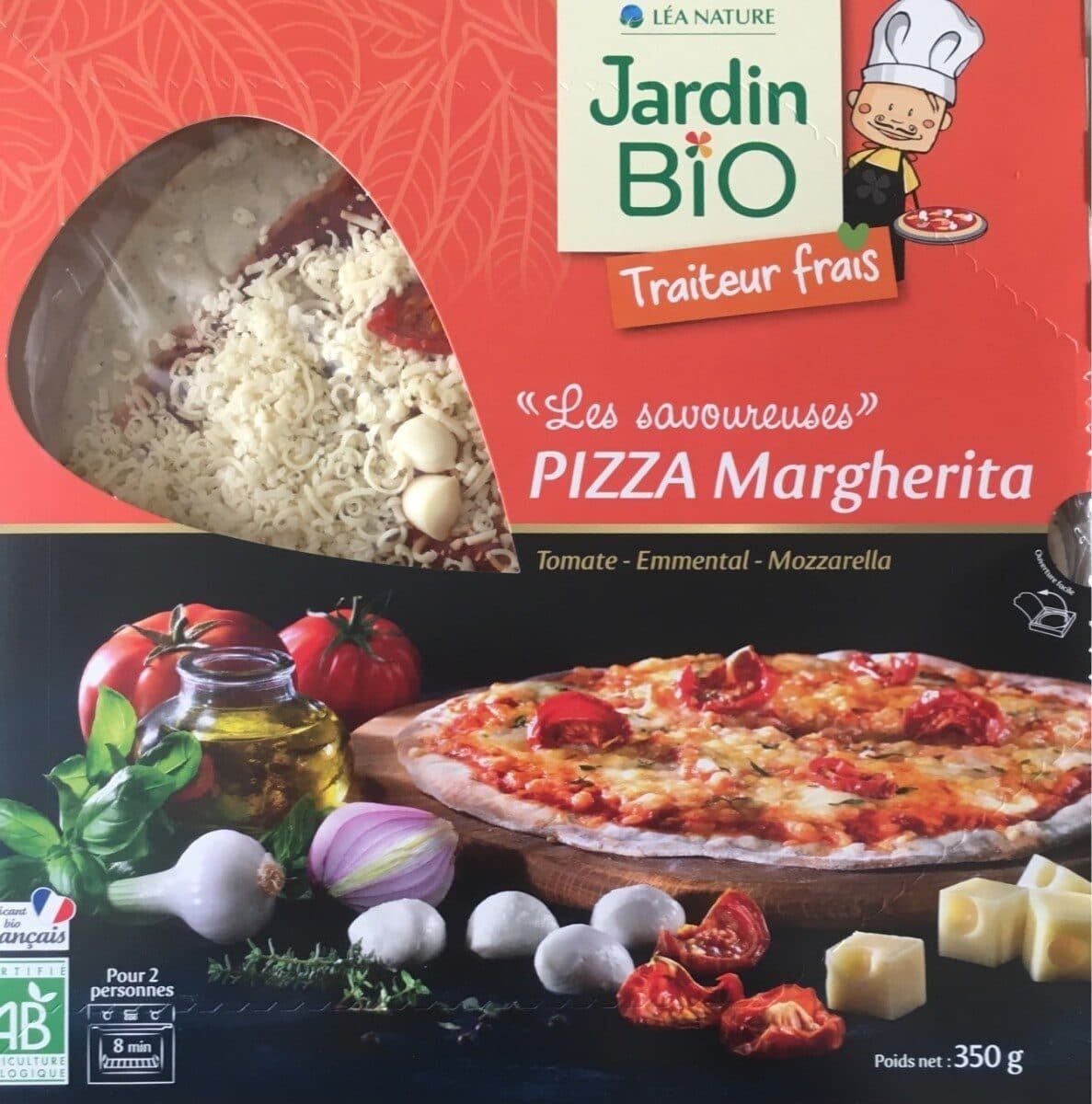 Léa Nature Pizza margherita packshot