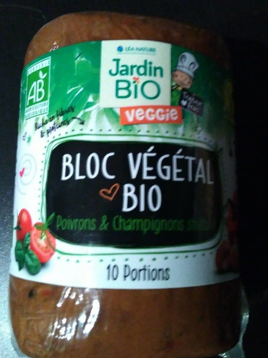 Jardin Bio Bloc végétal bio: poivrons et champignons shitake packshot