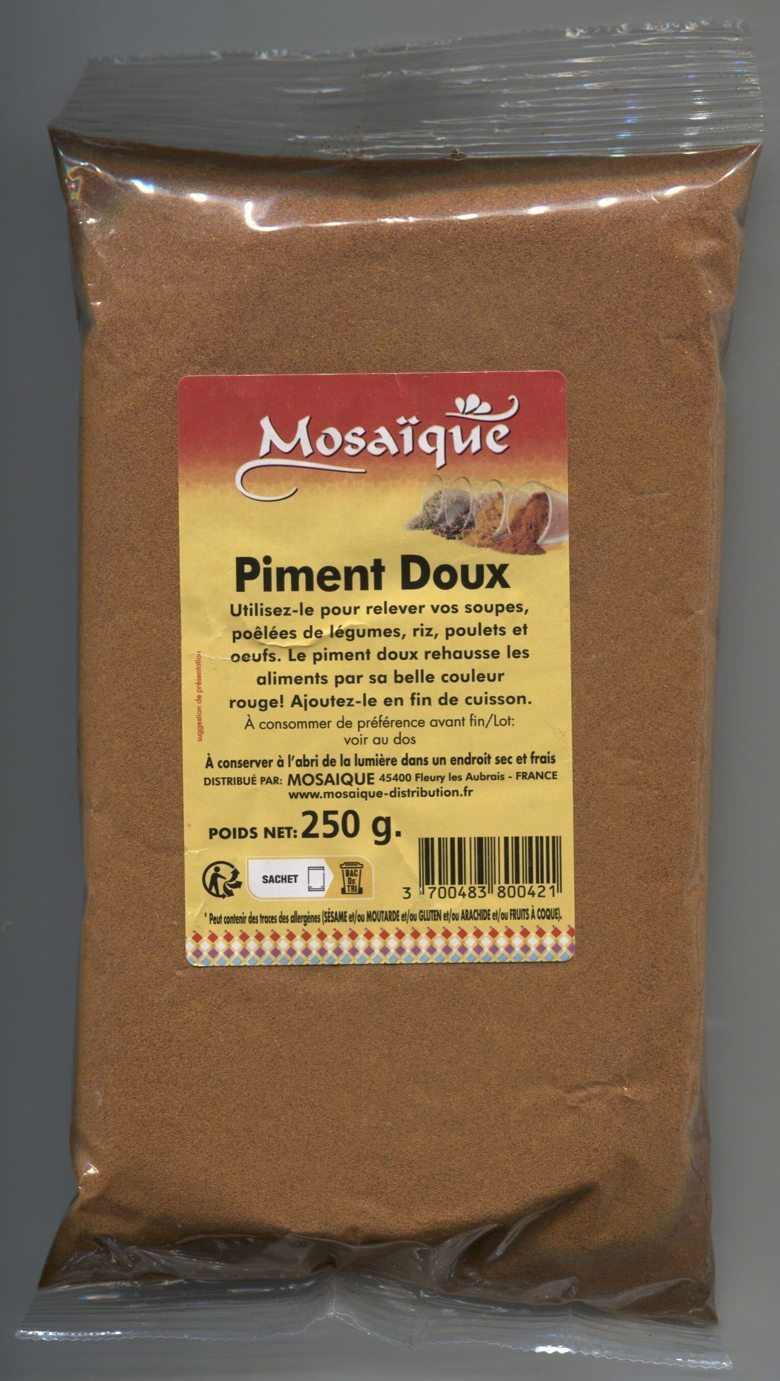 Mosaïque Piment doux packshot