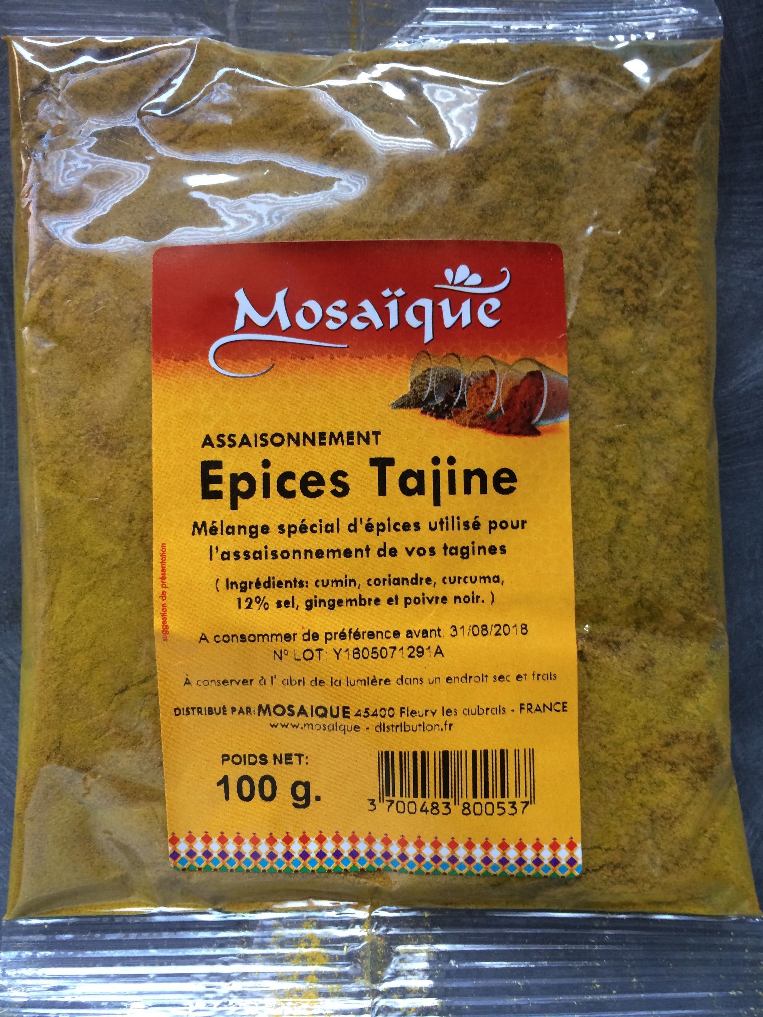 Moasaïque Épice tajine packshot
