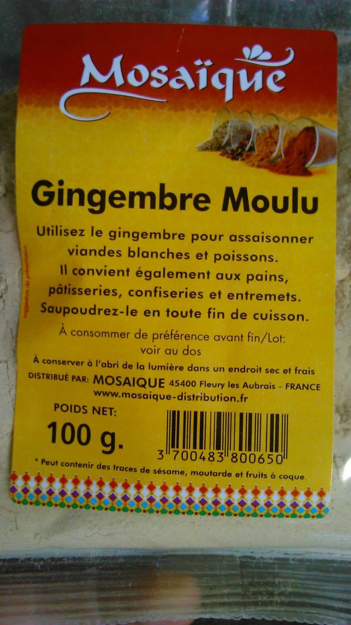 Mosaïque Gingembre Moulu packshot