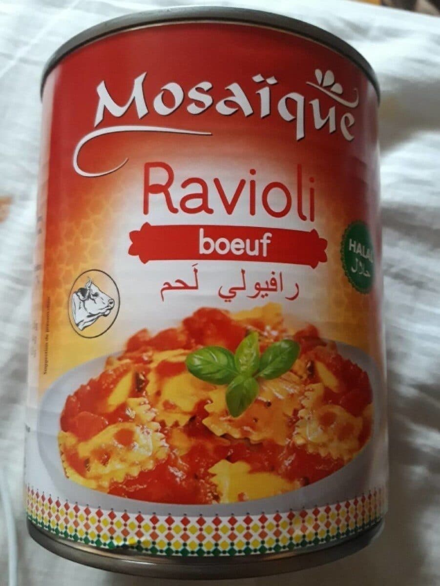 Mosaïque Ravioli boeuf packshot