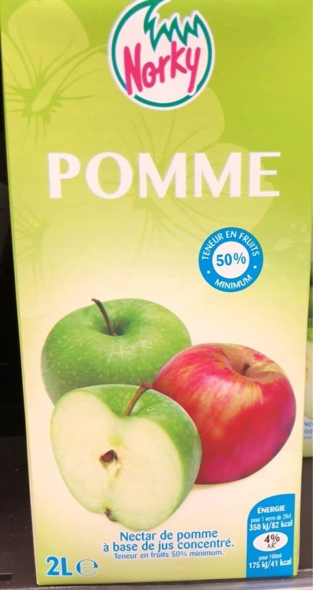 Open Food Facts Nectar de pomme packshot