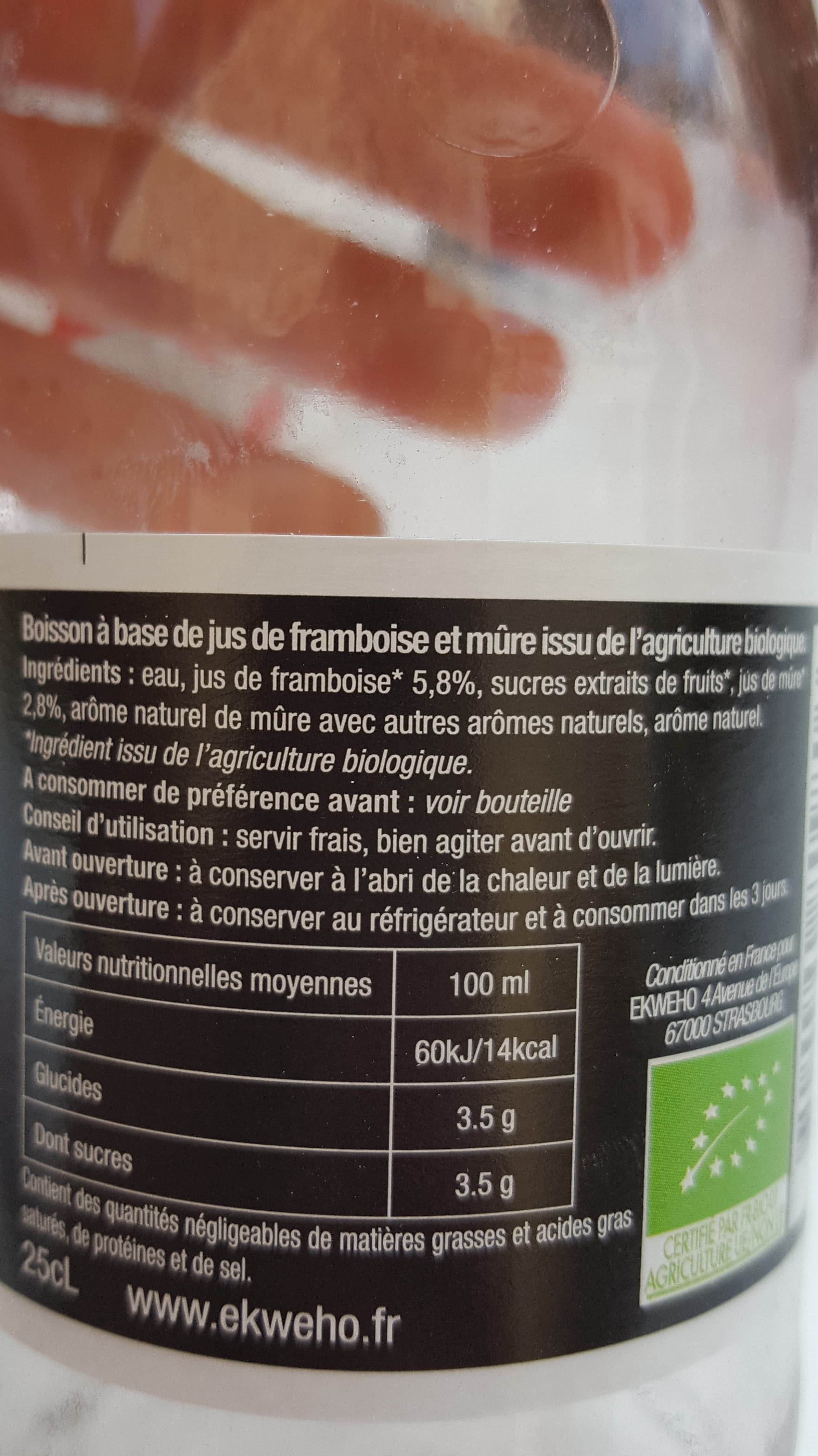 Ekweho boisson aux fruits packshot