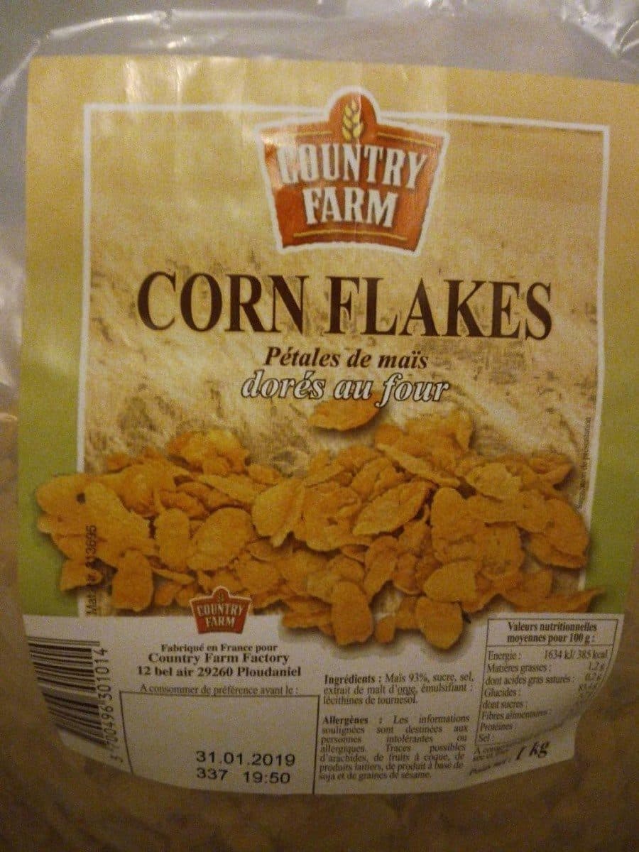 Country Farm Corn Flakes packshot