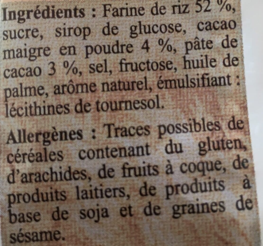 Country Farm Riz soufflé goût chocolat packshot