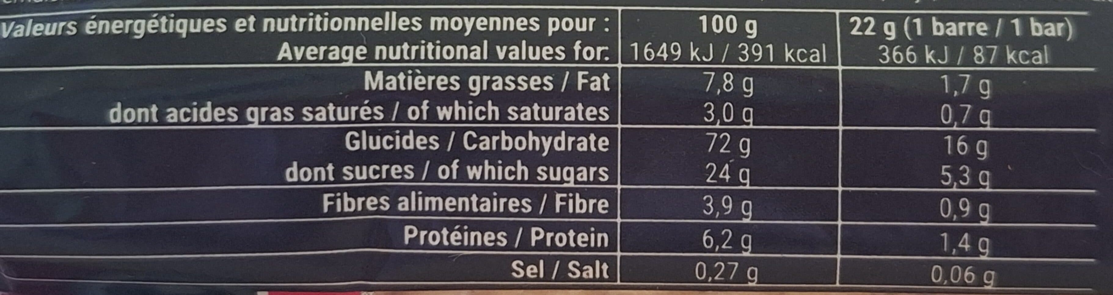 Country Farm Barre muesli fruit rouge packshot