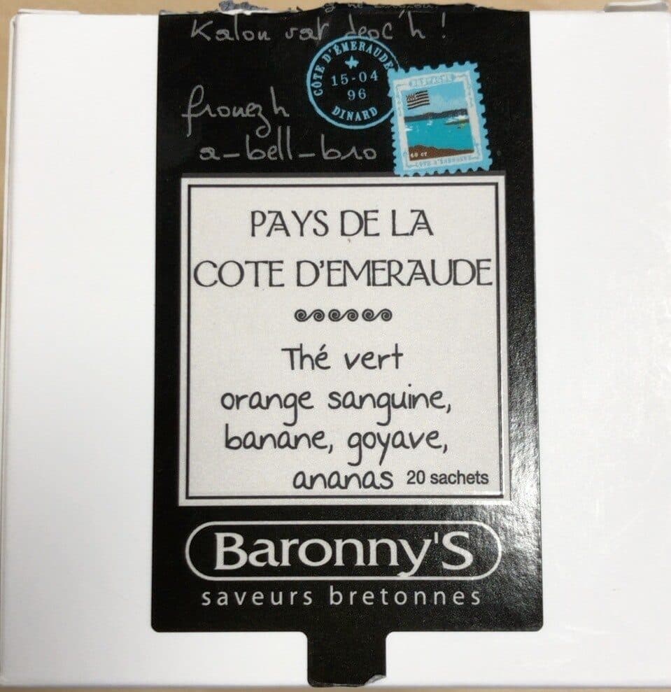 Baronny's Thé vert Pays de la côte d’Emeraude packshot
