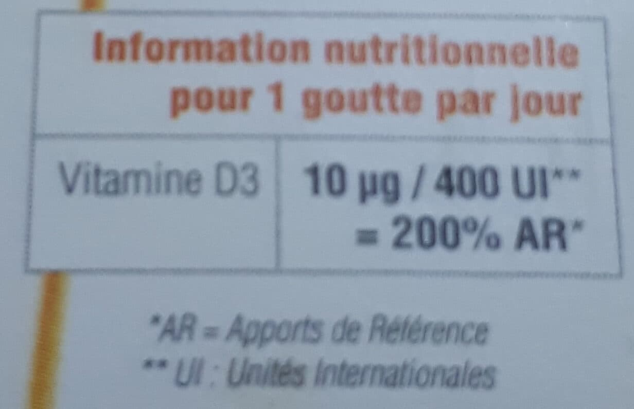 D.Plantes Vitamine D3++ Huile packshot