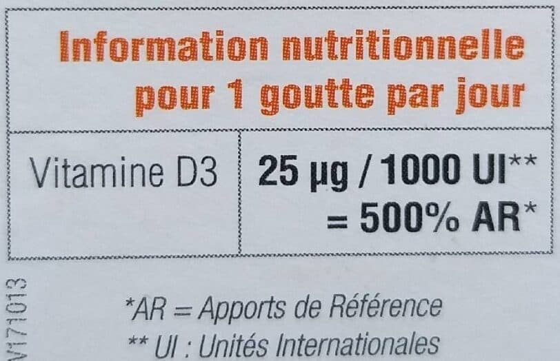 D.Plantes Vitamine D3++ 1000 UI huile packshot