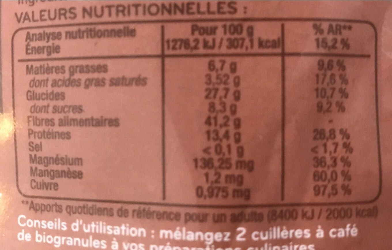 D.Plantes Laboratoire Cacao Superfood en biogranules packshot