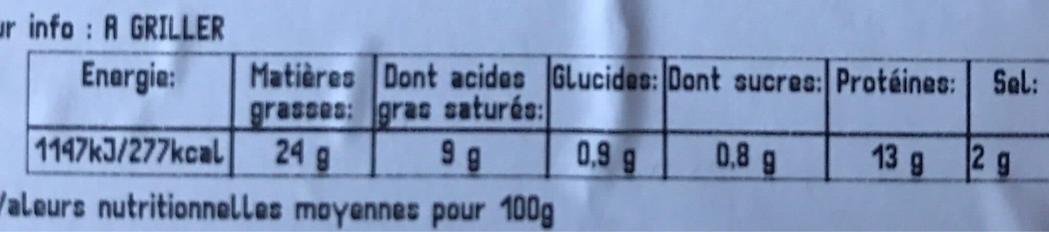 Leader Price Chipolata packshot