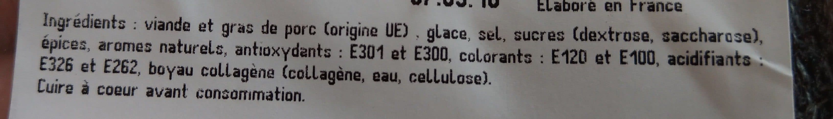 Open Food Facts Chipolata packshot
