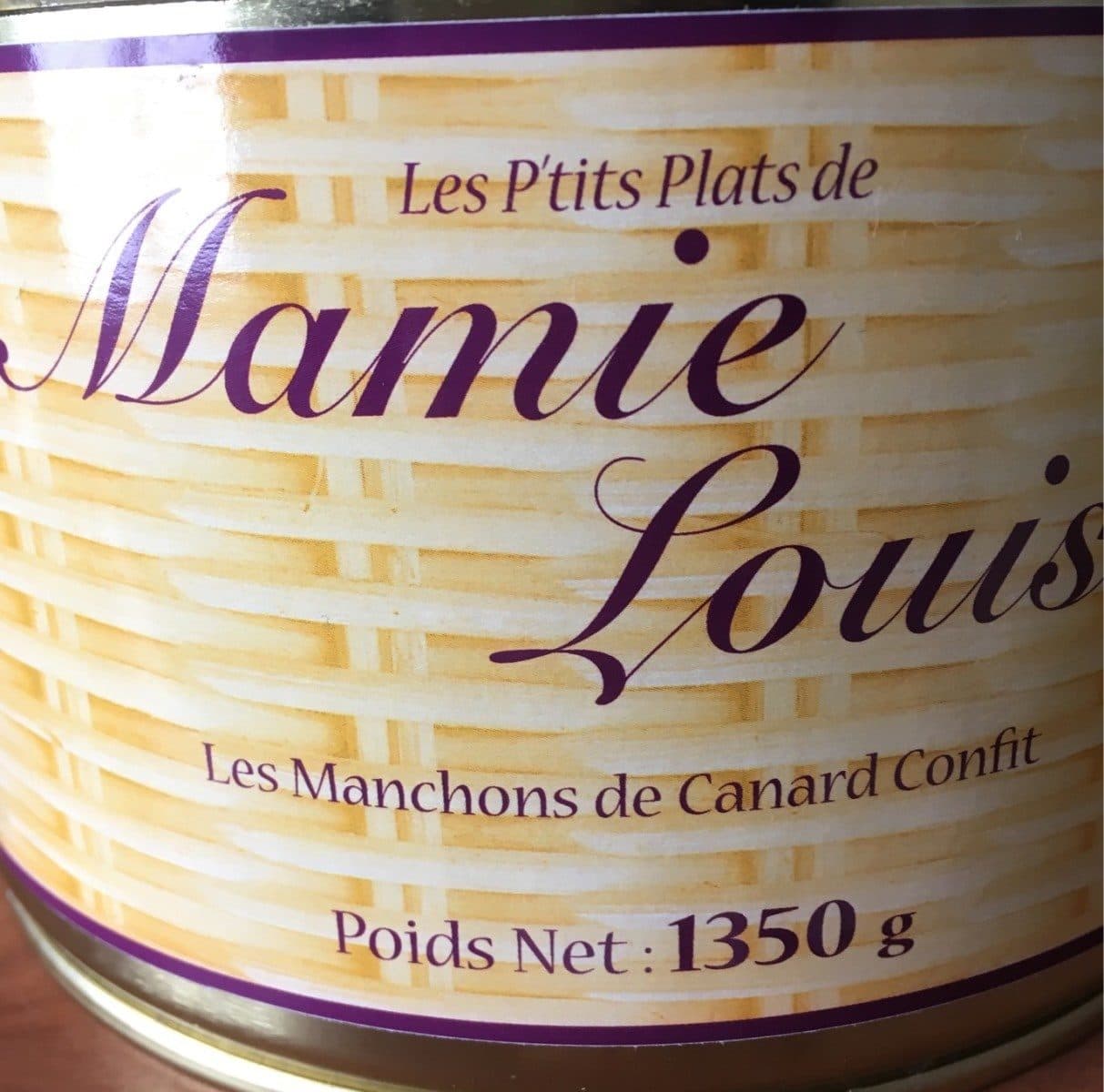 Open Food Facts Manchons de canard confit packshot