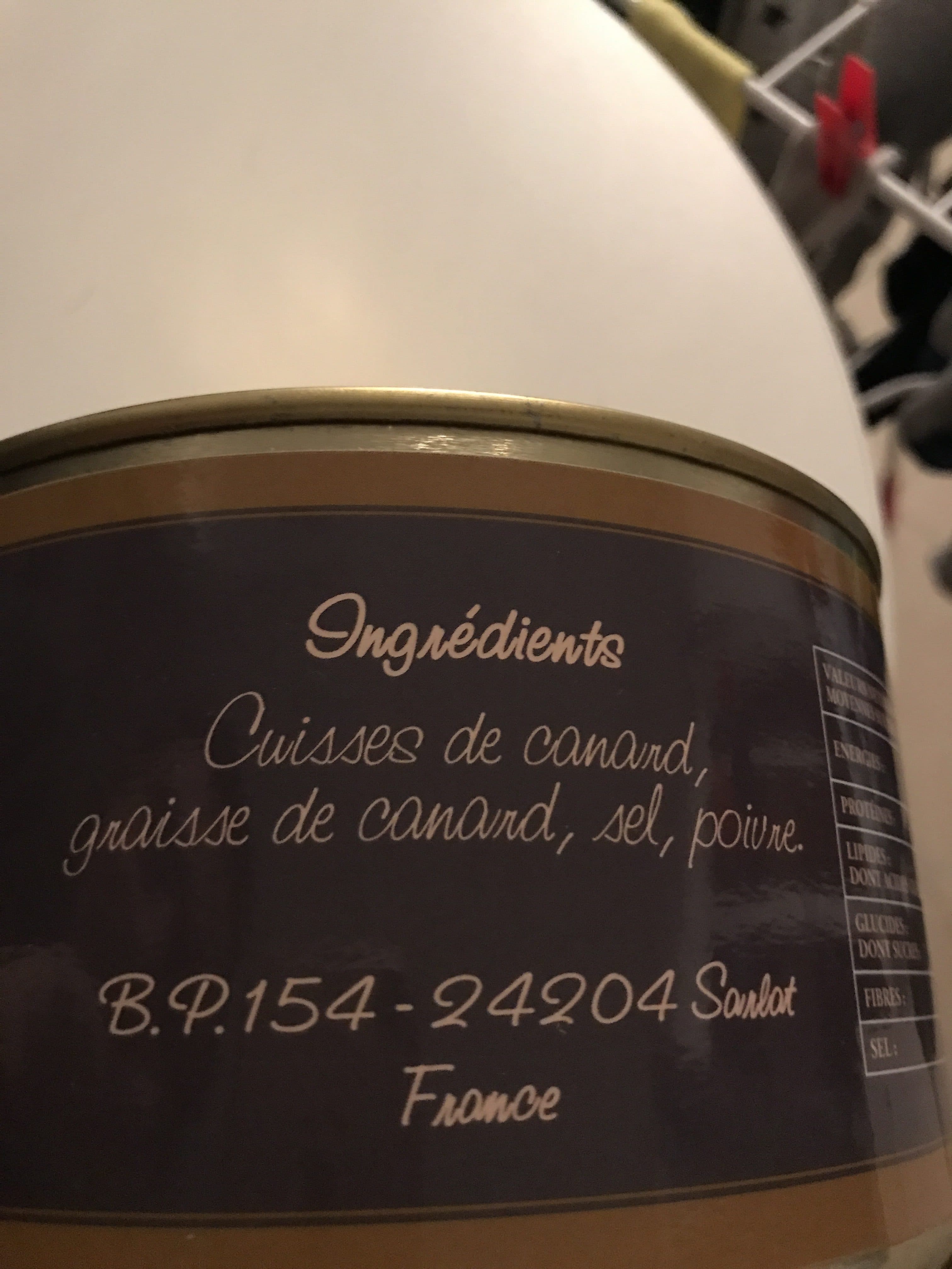 La Cuisine D Augustin Cuisses de canard packshot