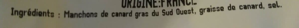 Les Thomasines Confit de manchons de canard du sud ouest packshot