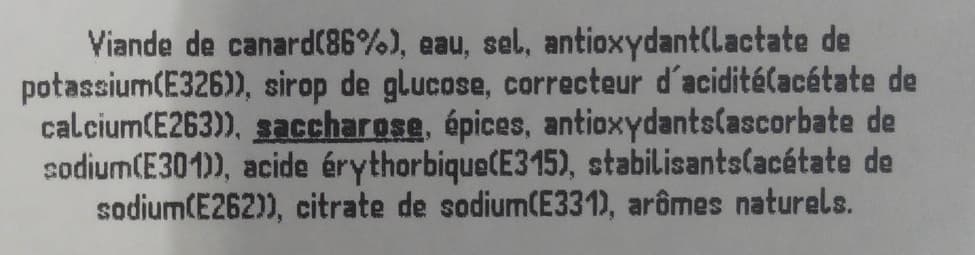 Les Thomasines Le Haché 100 % canard assaisonné packshot