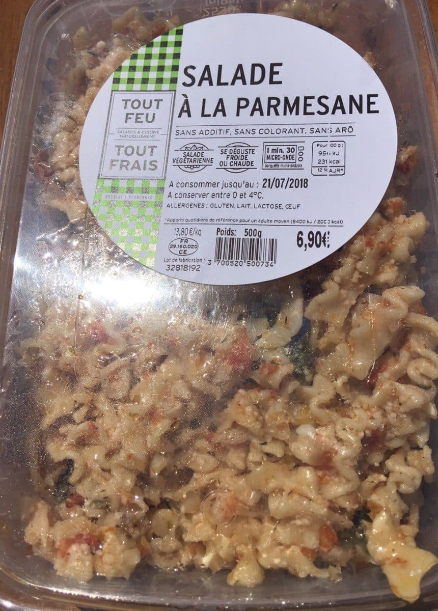 Brédial Salade à la parmesane packshot