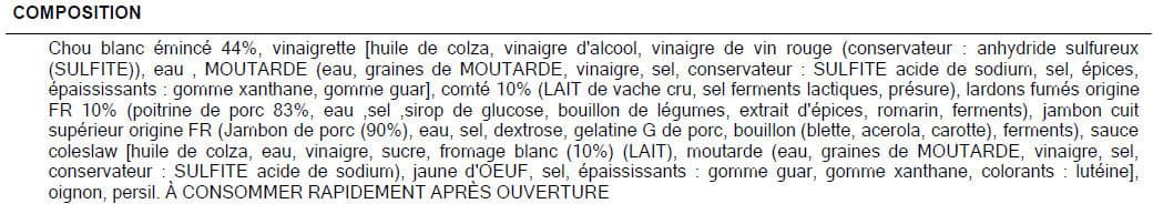 Brédial Salade a la comtoise packshot