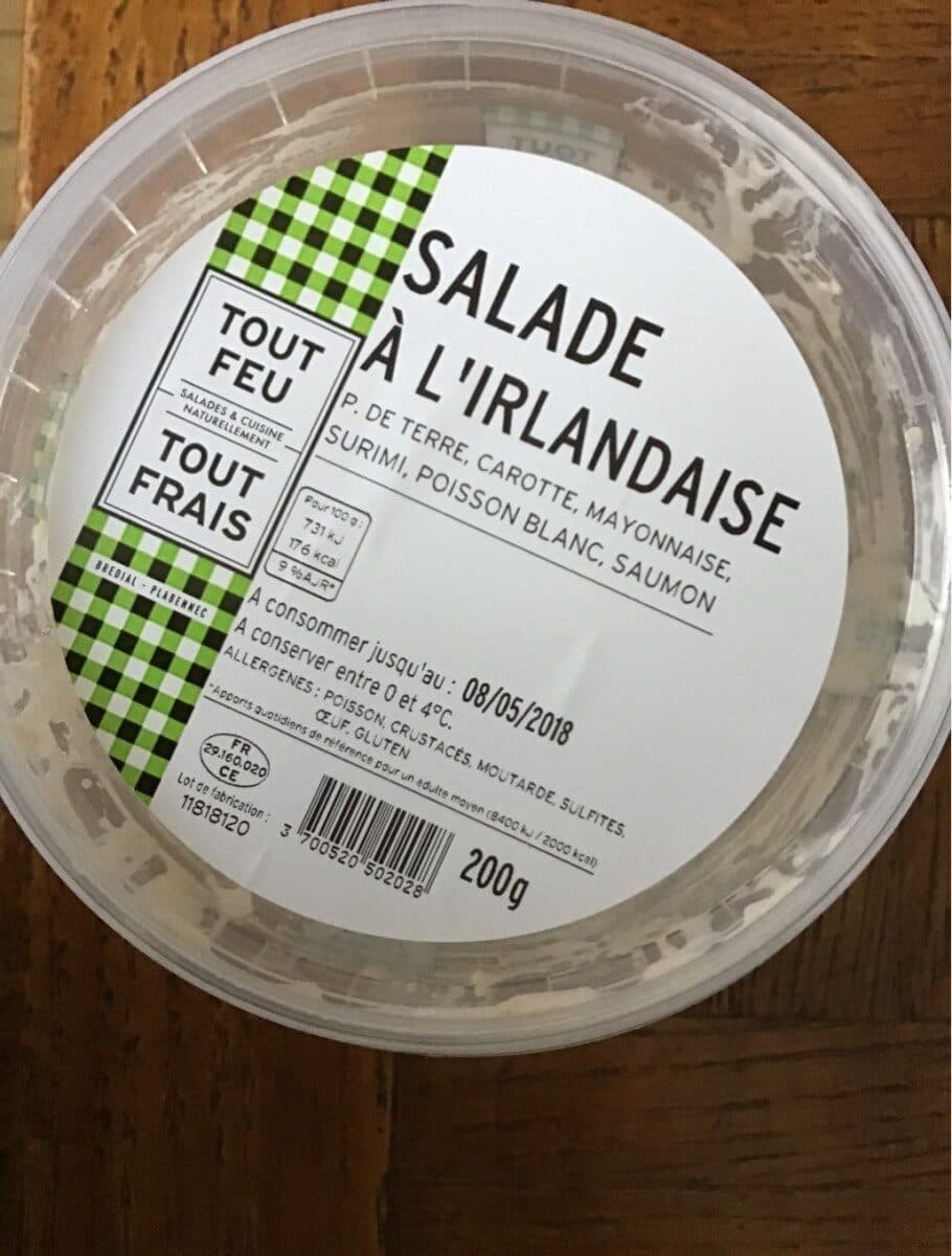 Brédial Salade Irlandaise 200G packshot