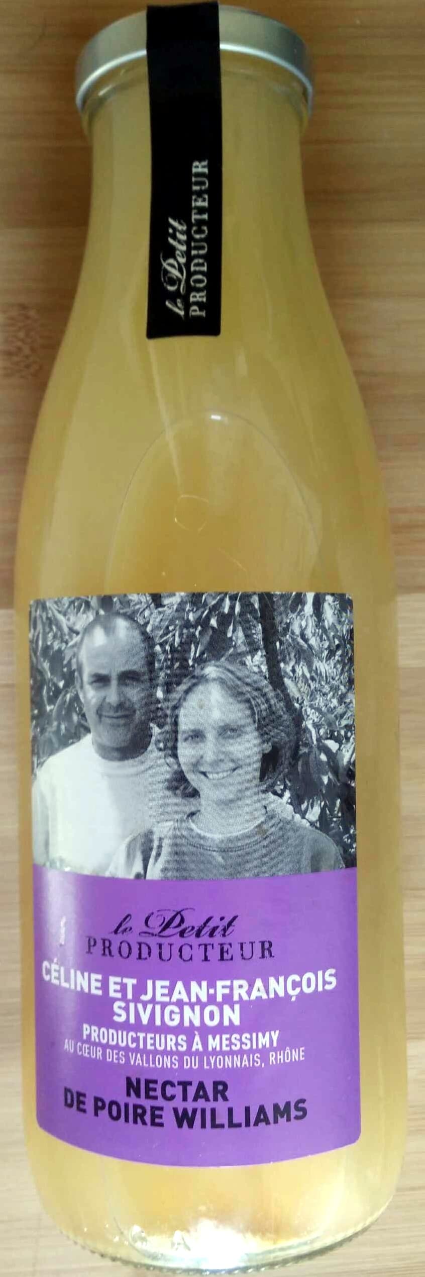 Le petit producteur Nectar de poires williams packshot