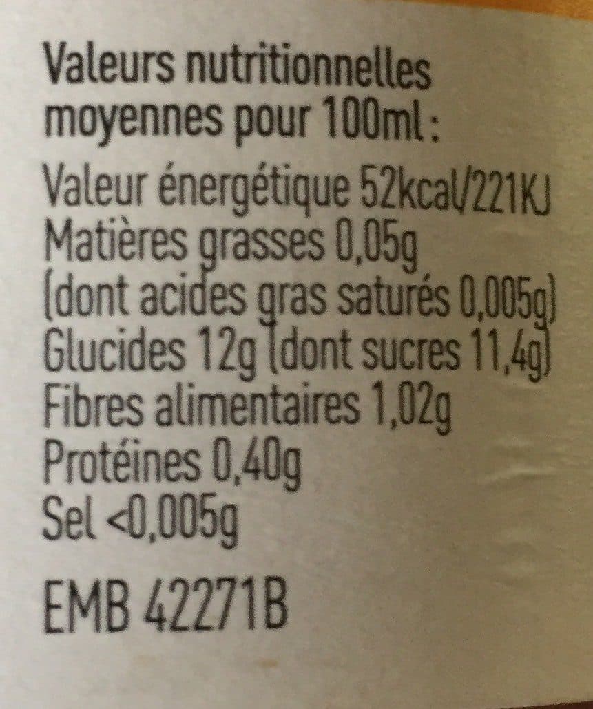 Open Food Facts Nectar de pêche de vigne packshot