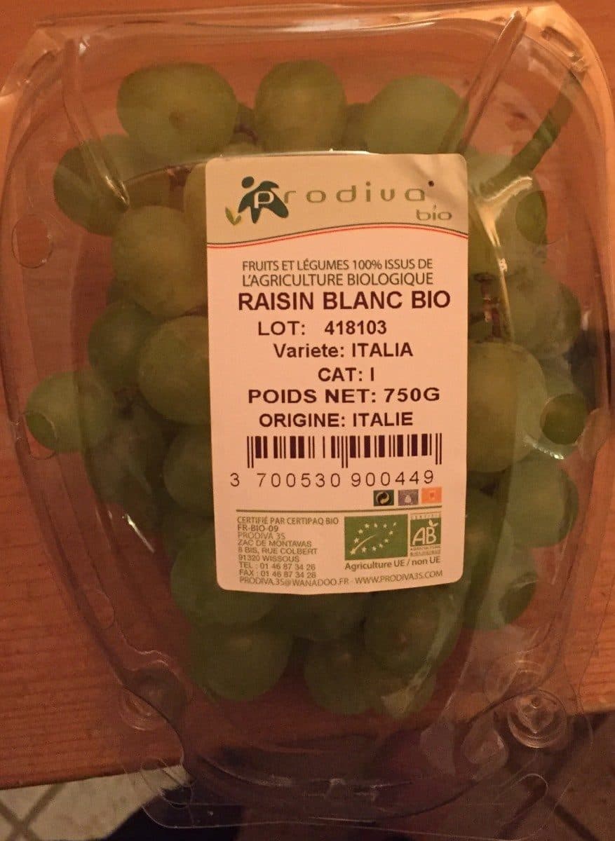 Prodiva Rainsin blanc bio packshot