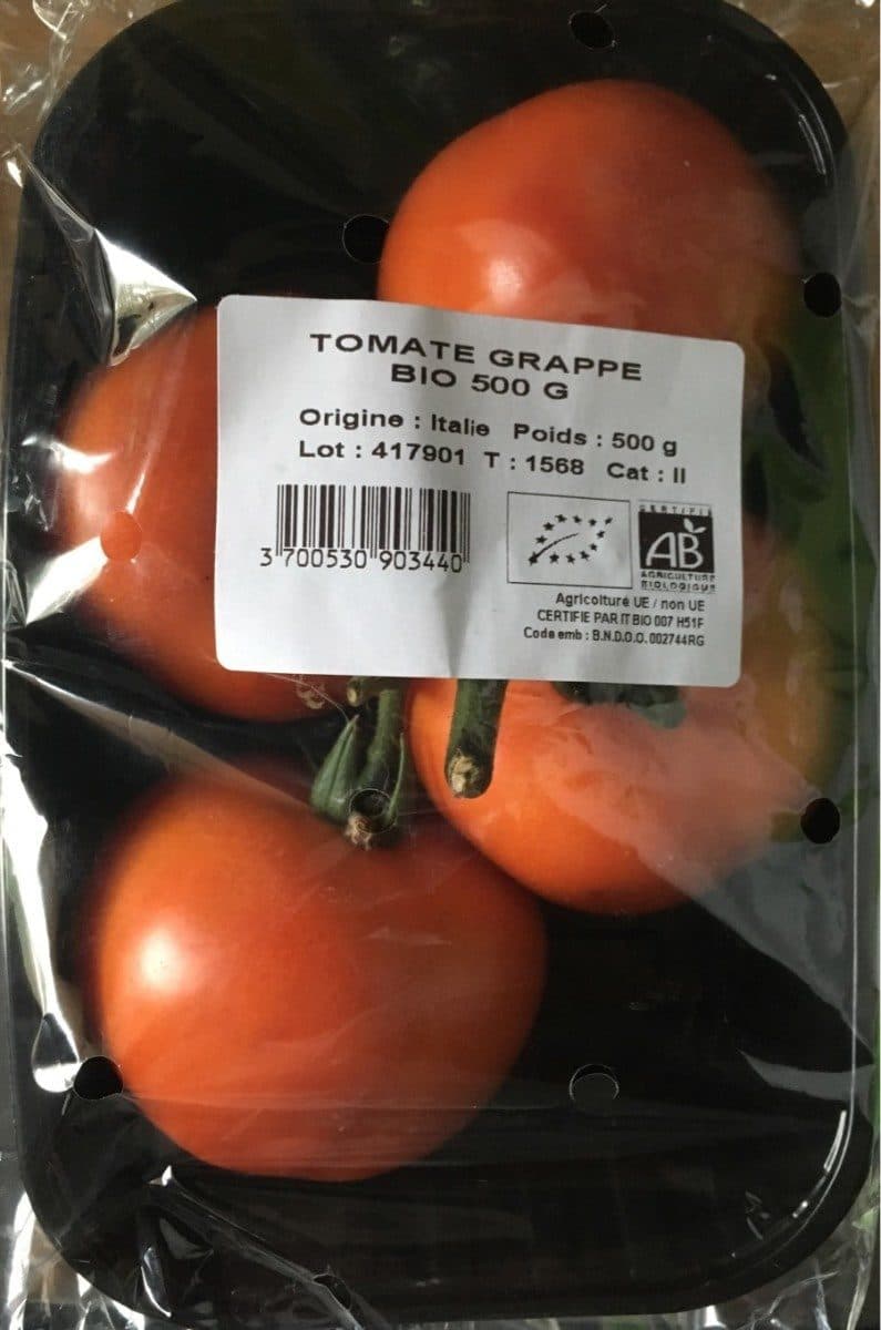 Provida Tomate Bio en grappe Catégorie 2 packshot