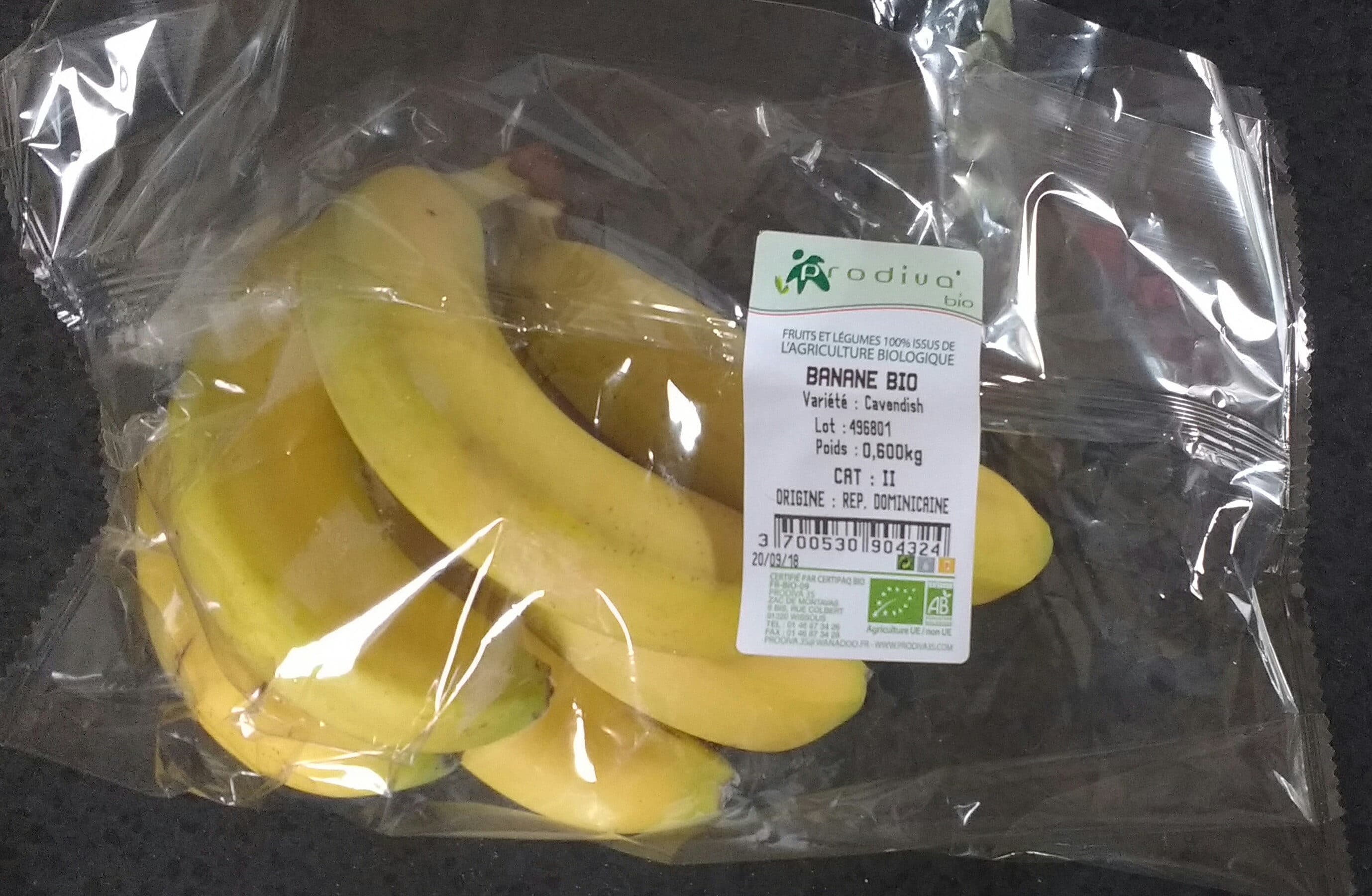 prodiva Bananes packshot