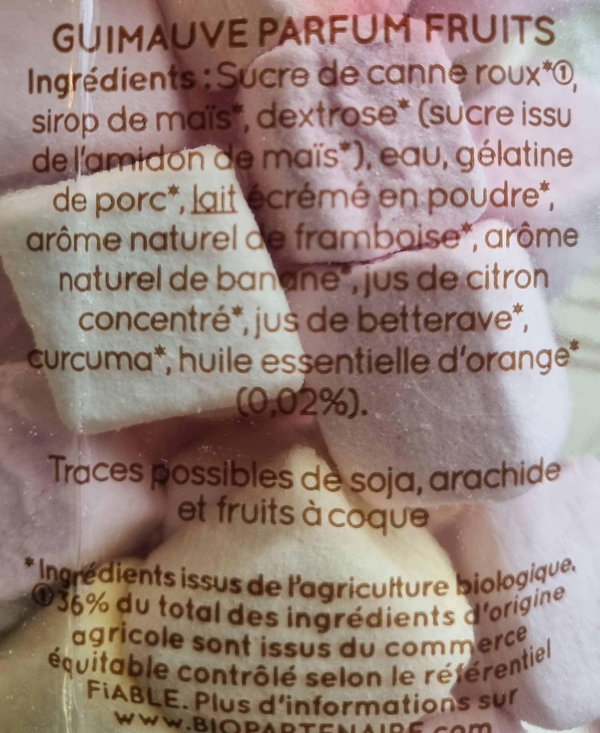 Belledonne Guimauve aux fruits packshot