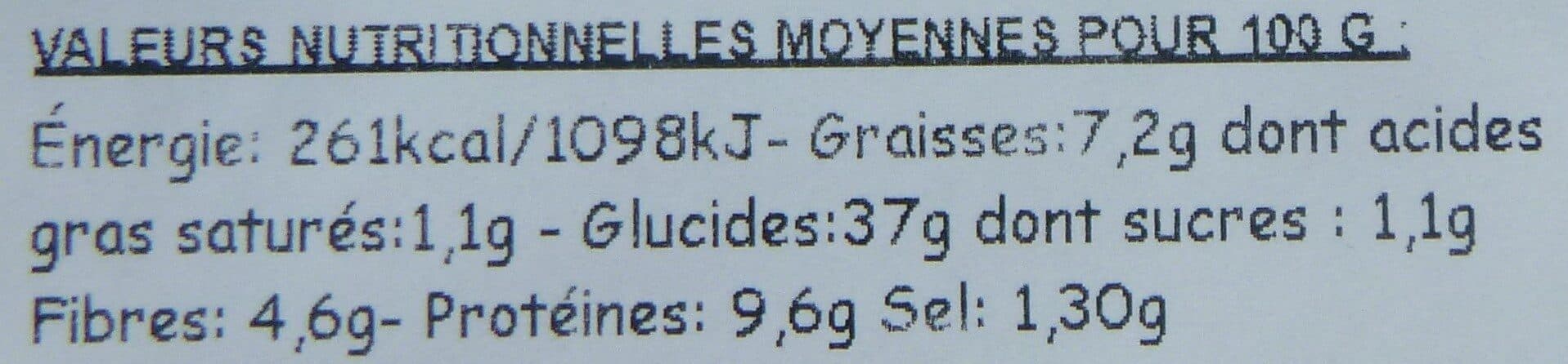 Belledonne Grandes tranches pain lin doré courge packshot