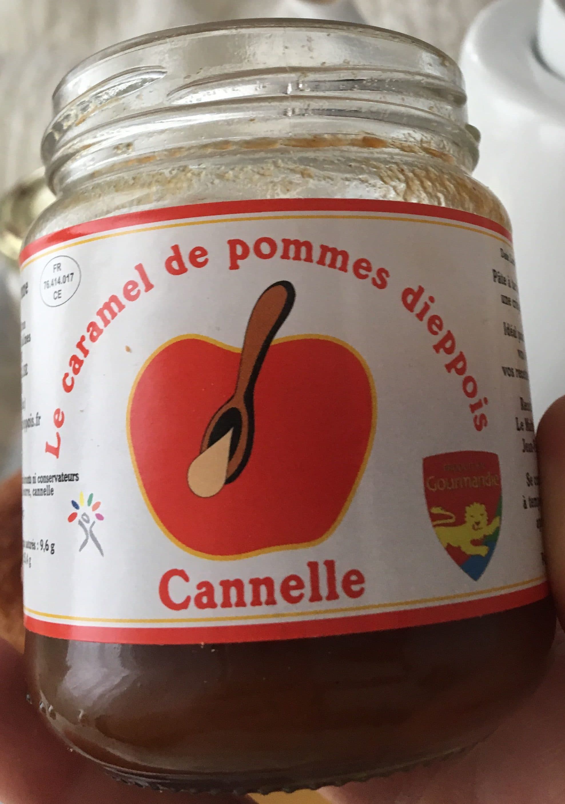 Les Marmitons d’Etran Le caramel de pommes dieppois Cannelle packshot