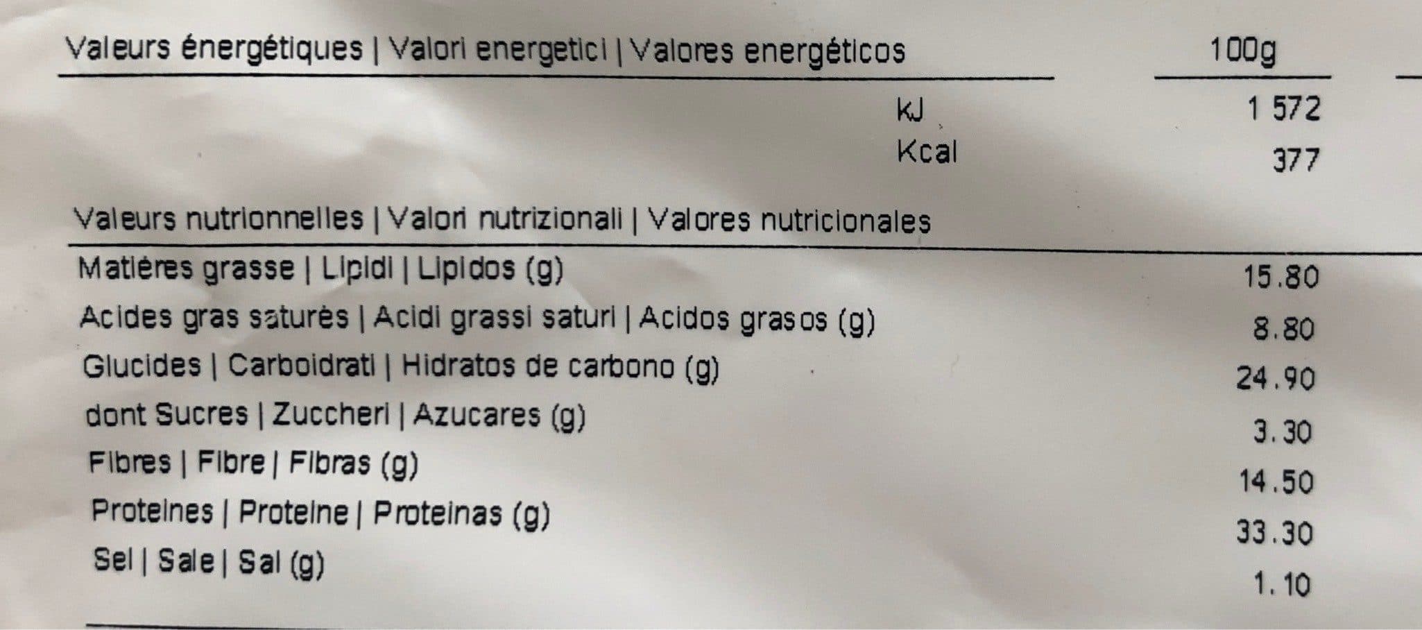 Open Food Facts Barre Noix de Coco Crisp Hyperproteinées packshot
