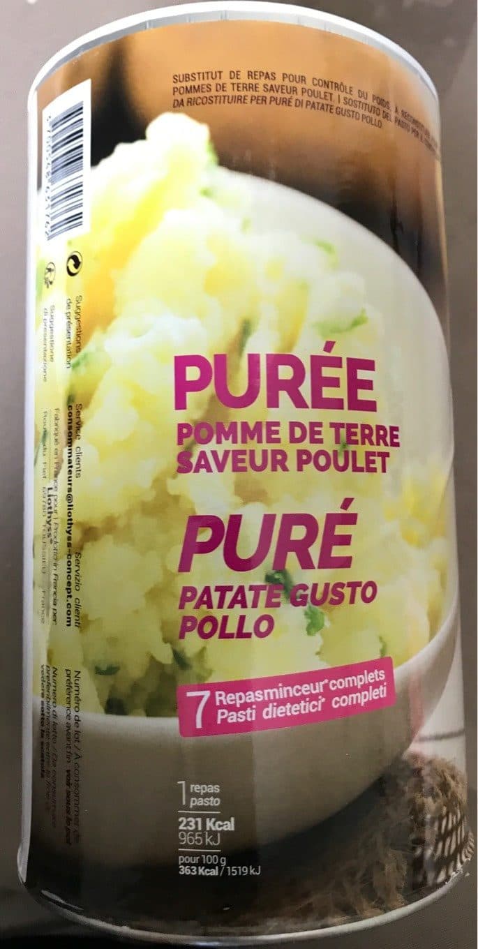 C Mon Regime Purée De Pommes De Terre Poulet packshot