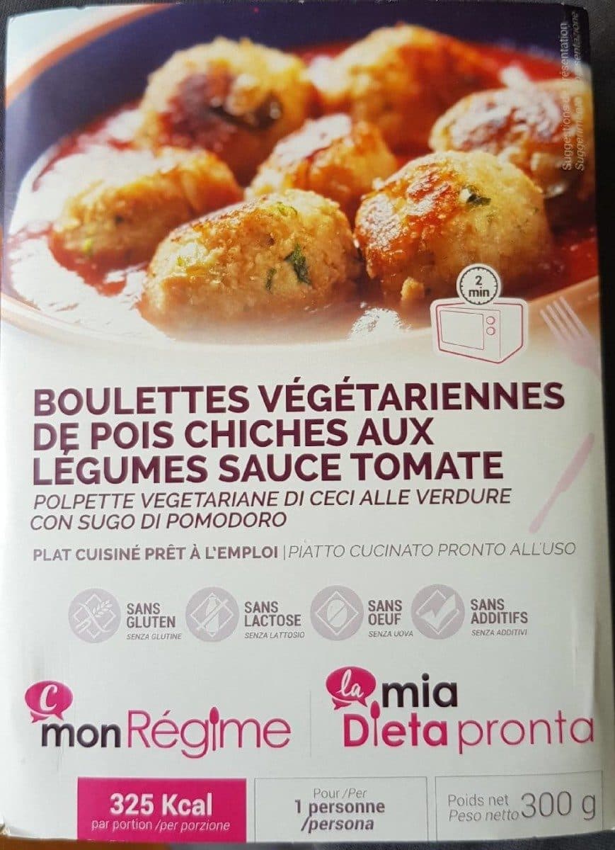 Open Food Facts Boulettes végétariennes de pois chiches packshot