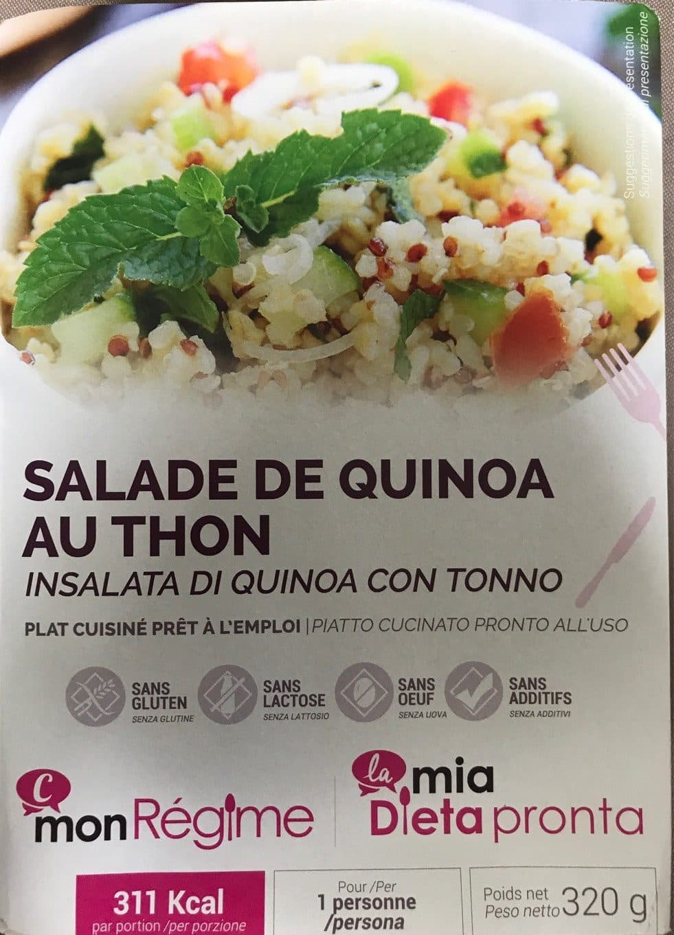 C Mon Regime Salade de quinoa au thon packshot