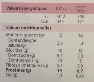 Liothyss Concept Brownie Choco Pépites Chocolat Blanc Sans Gluten packshot