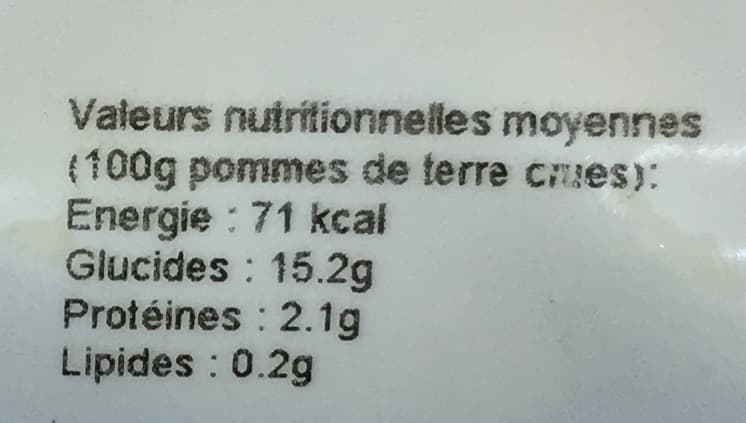 Pom'Lorette Frites fraîches packshot