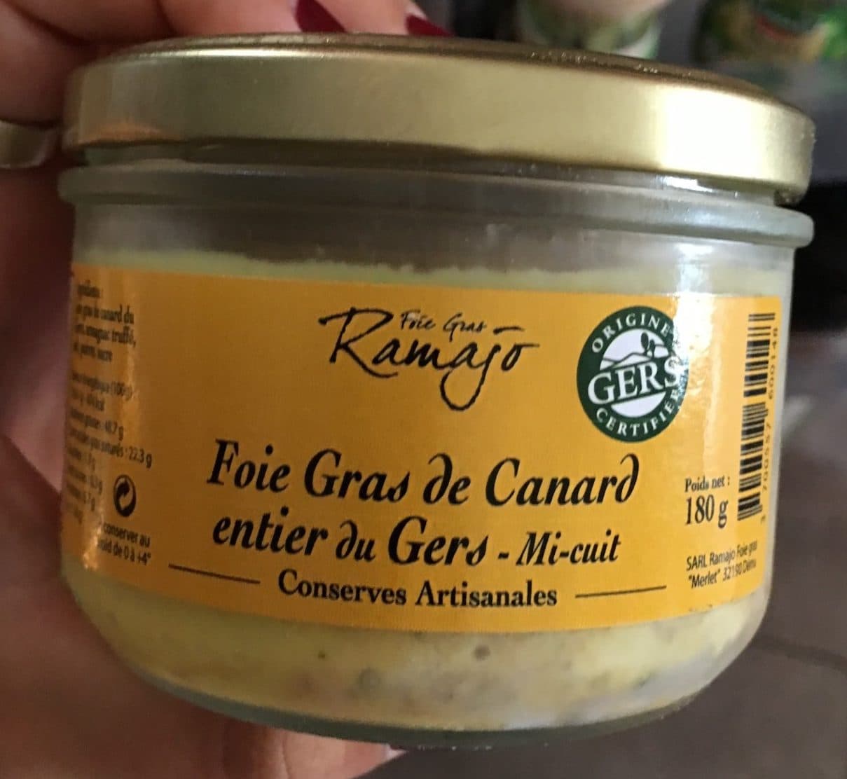 Ramajo Foie gras de canard packshot