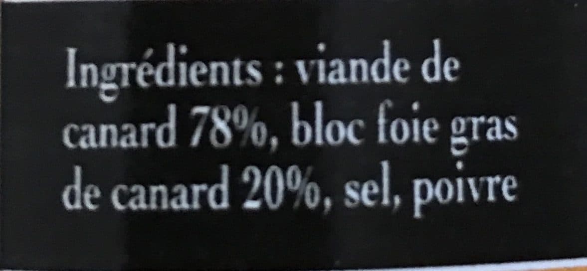 Ramajo Rillettes de canard au foie gras packshot