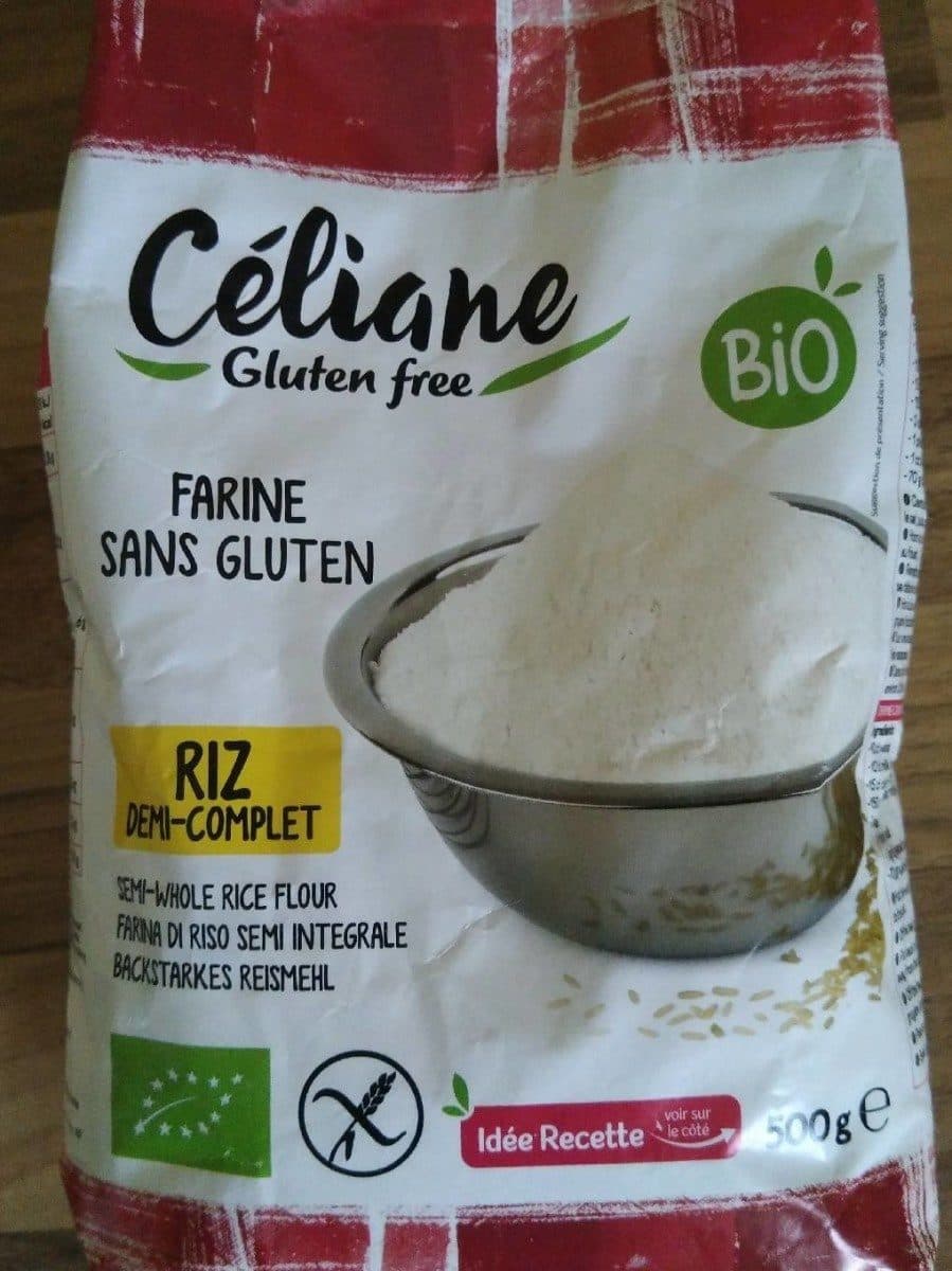 Celiane Farine De Riz Semi-complet Bio - 500 G - Céliane packshot