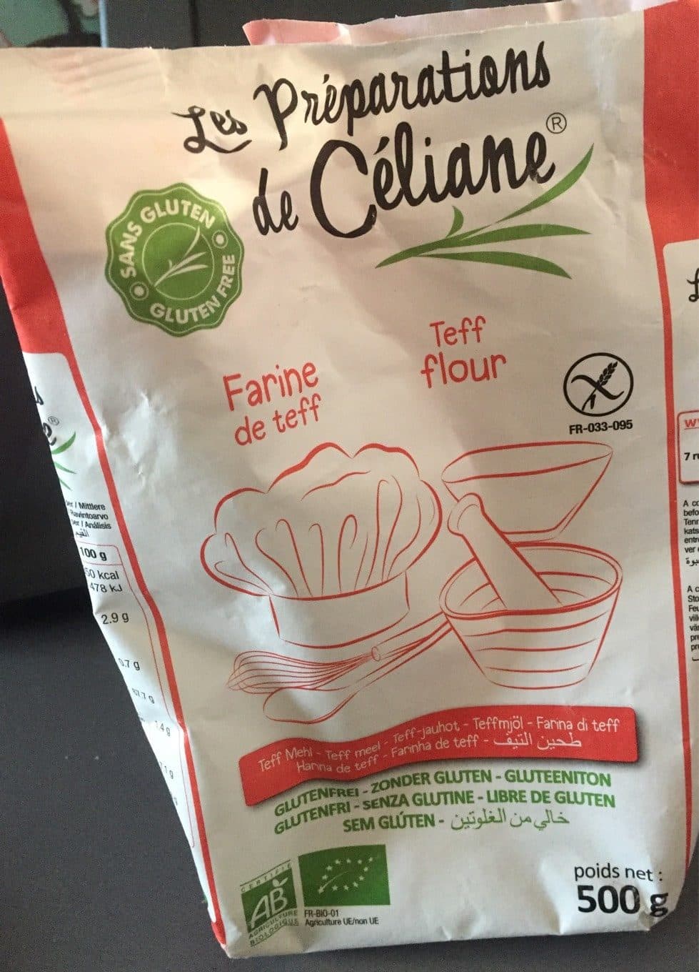 Les Préparations De Céliane Farine de Teff packshot