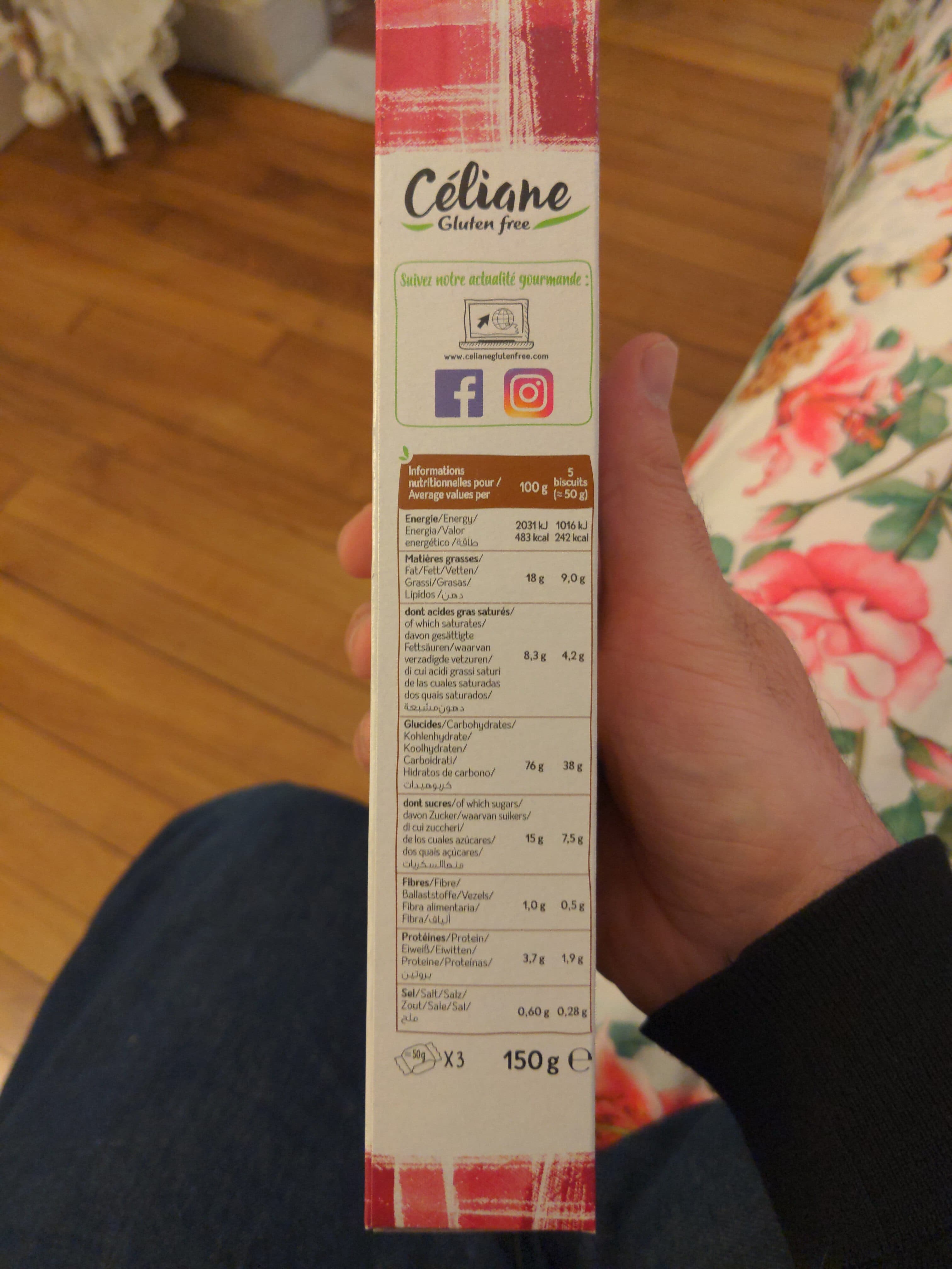 Les Recettes de Céliane Petit goûter Biscuit packshot