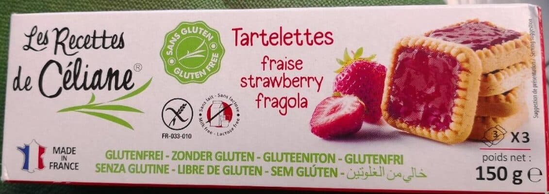 Céliane Tartelettes Fraise - 150 G - Les Recettes De Céliane packshot