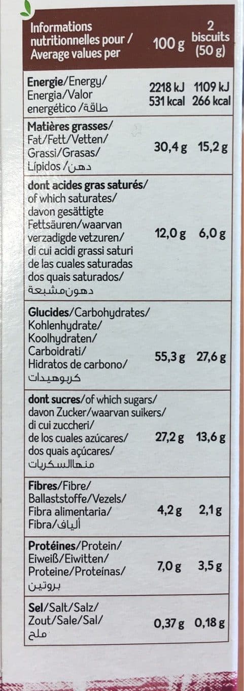 Celiane Cookies sans gluten amandes chocolat packshot