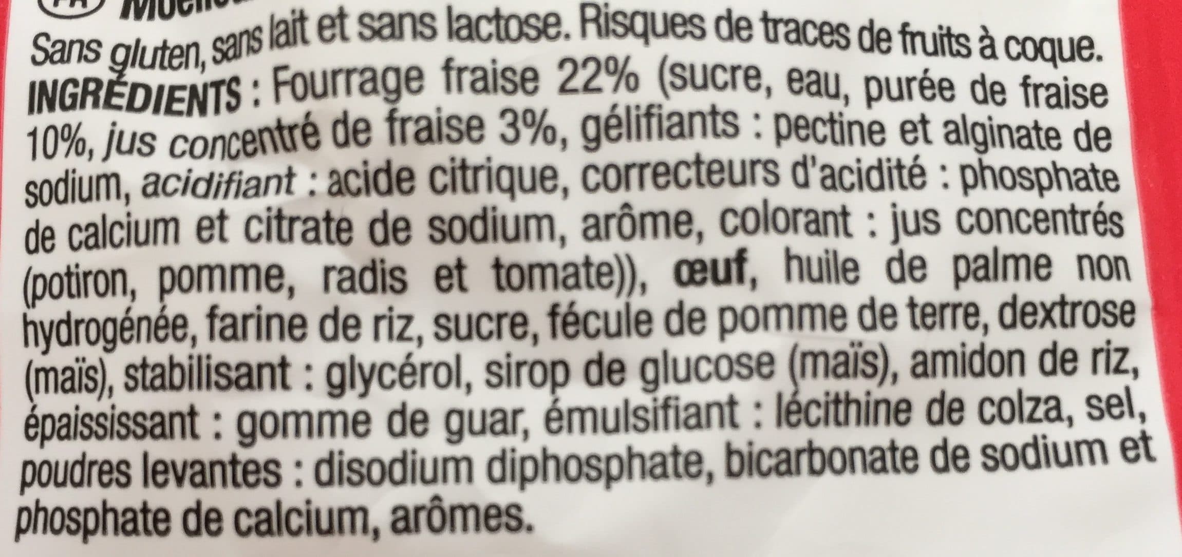 CÉLIANE GLUTEN FREE Mini mufins sans gluten Fraise packshot