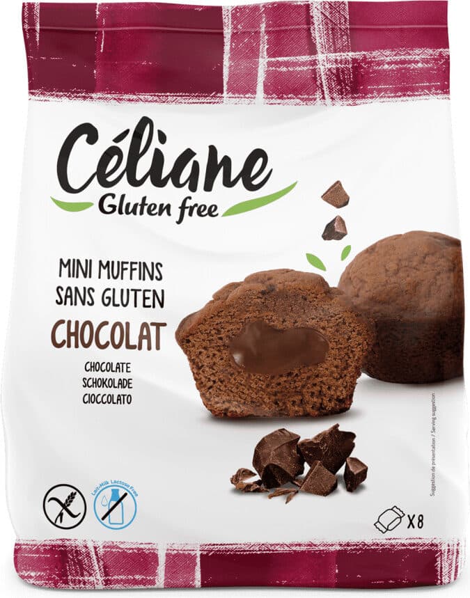 Les Recettes de Céliane Mini muffins chocolat packshot