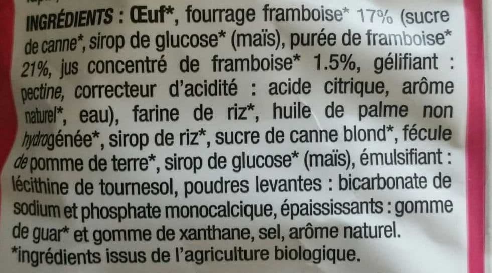 Les Recettes de Céliane Mini muffins framboise packshot