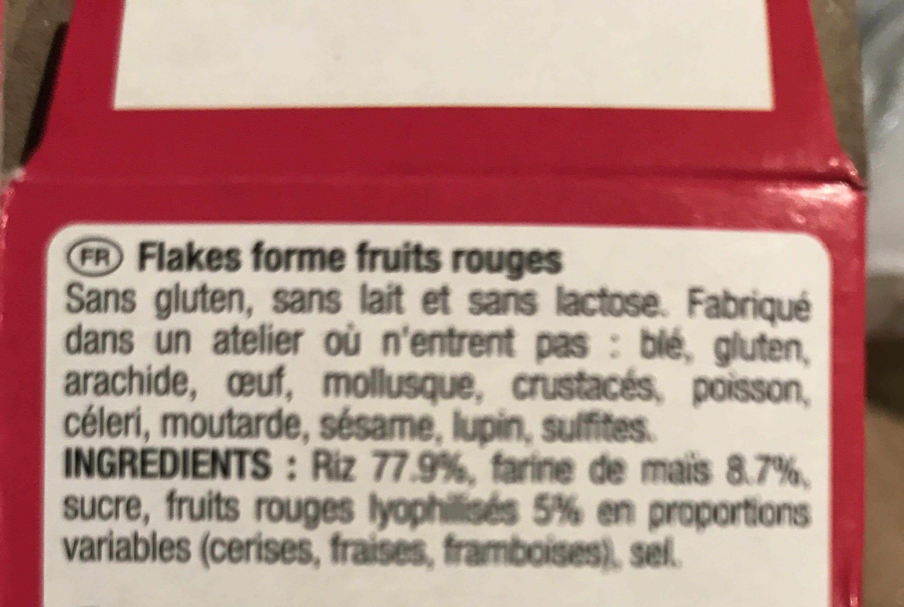 Les Recettes De Celiane FLAKES FRUITS ROUGES packshot